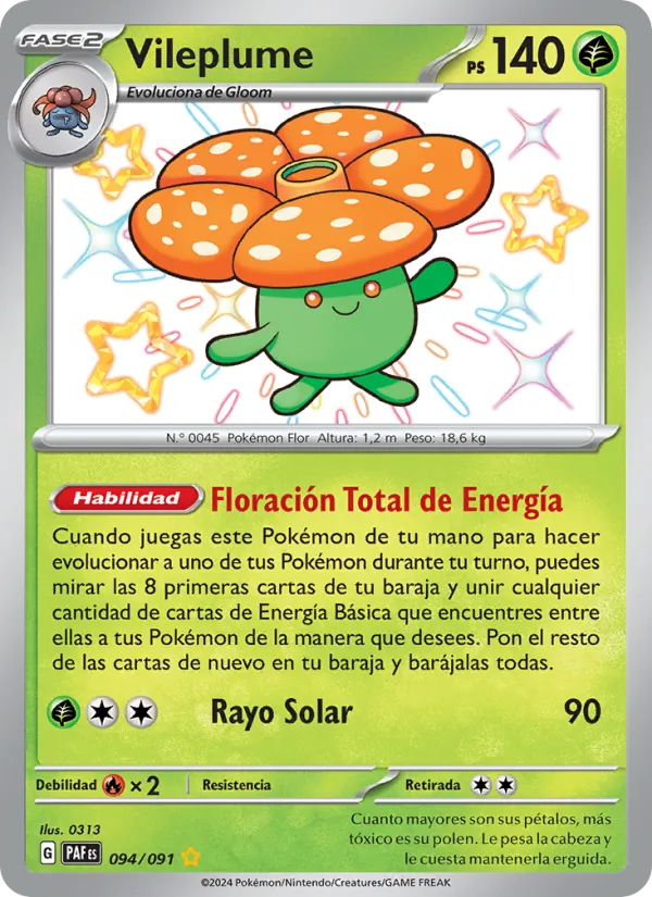 Vileplume (Destinos de Paldea #094/91)