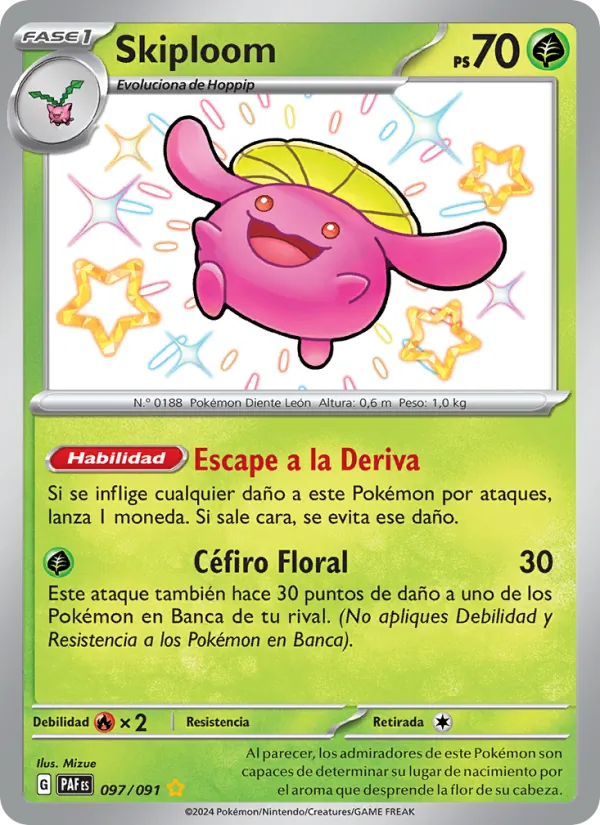Skiploom (Paldean Fates #097/91)