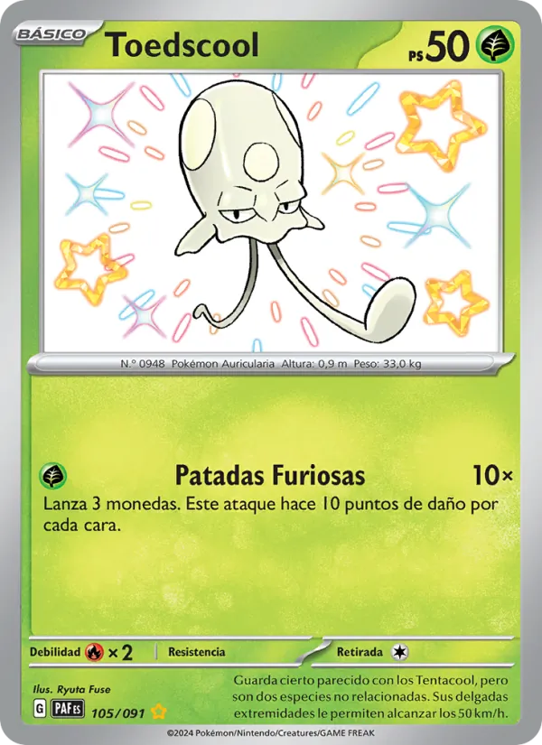 Toedscool (Destinos de Paldea #105/91)