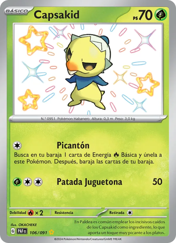 Capsakid (Destinos de Paldea #106/91)