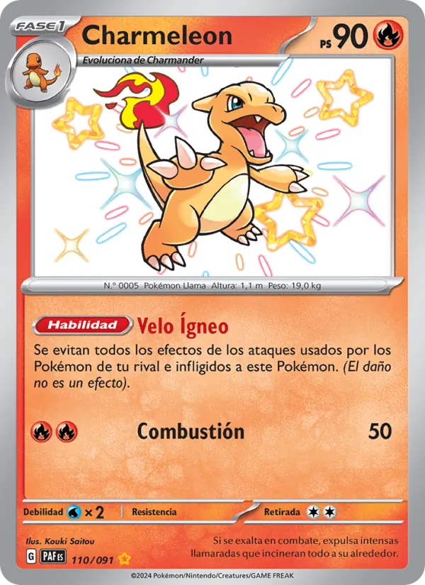 Charmeleon (Paldean Fates #110/91)