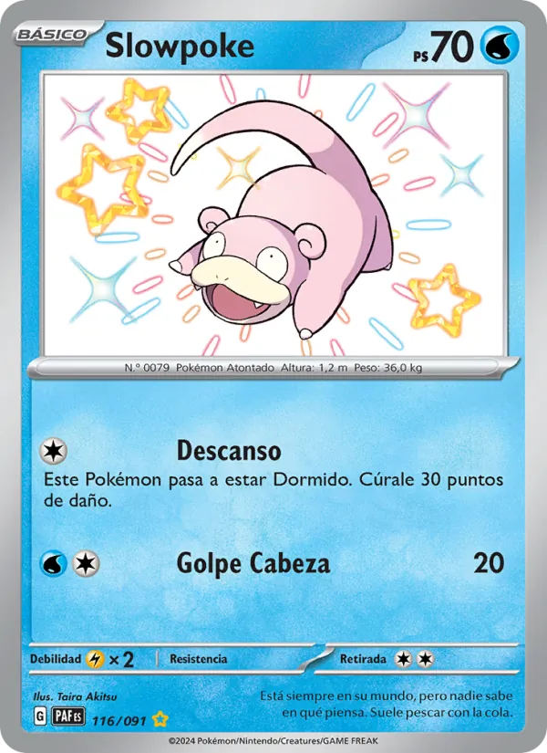 Slowpoke (Destinos de Paldea #116/91)