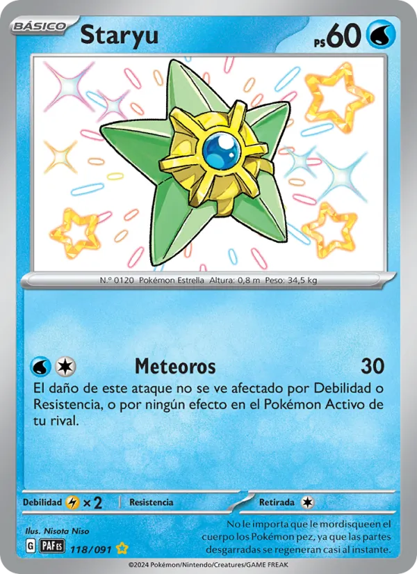 Staryu (Paldean Fates #118/91)