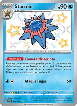 Starmie (Destinos de Paldea #119/91)