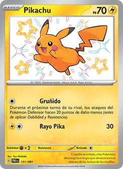 Pikachu (Destinos de Paldea #131/91)