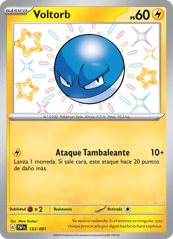 Voltorb (Destinos de Paldea #133/91)