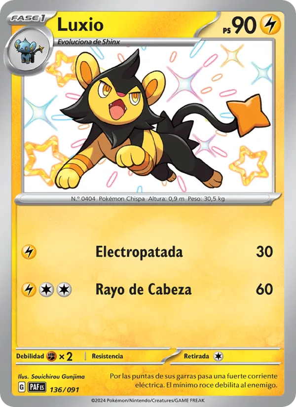 Luxio (Destinos de Paldea #136/91)
