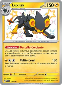 Luxray (Destinos de Paldea #137/91)