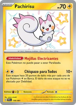 Pachirisu (Destinos de Paldea #138/91)