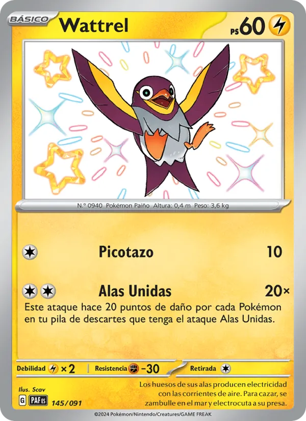 Wattrel (Destinos de Paldea #145/91)