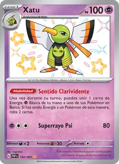 Xatu (Destinos de Paldea #152/91)