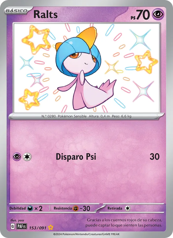 Ralts (Destinos de Paldea #153/91)
