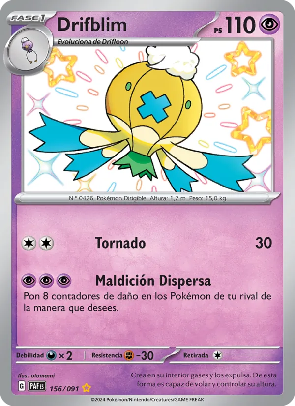 Drifblim (Destinos de Paldea #156/91)