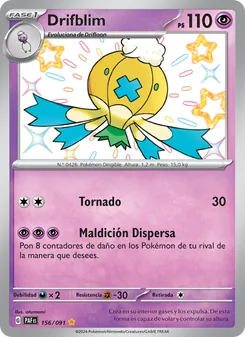 Drifblim (Destinos de Paldea #156/91)