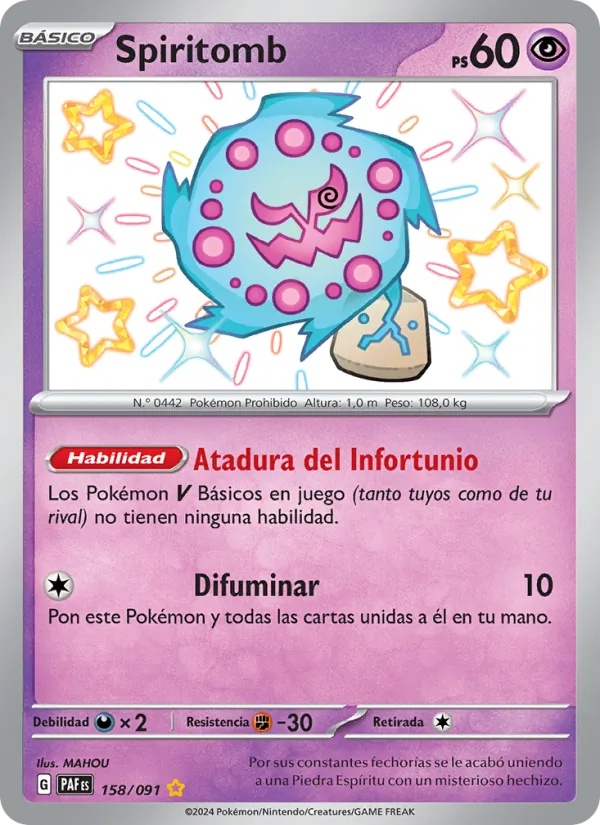 Spiritomb (Destinos de Paldea #158/91)