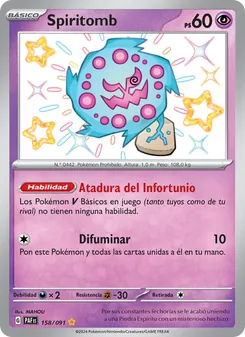 Spiritomb (Destinos de Paldea #158/91)