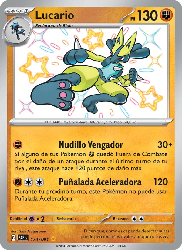 Lucario (Destinos de Paldea #174/91)