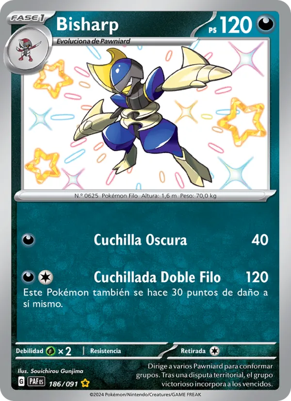 Bisharp (Destinos de Paldea #186/91)