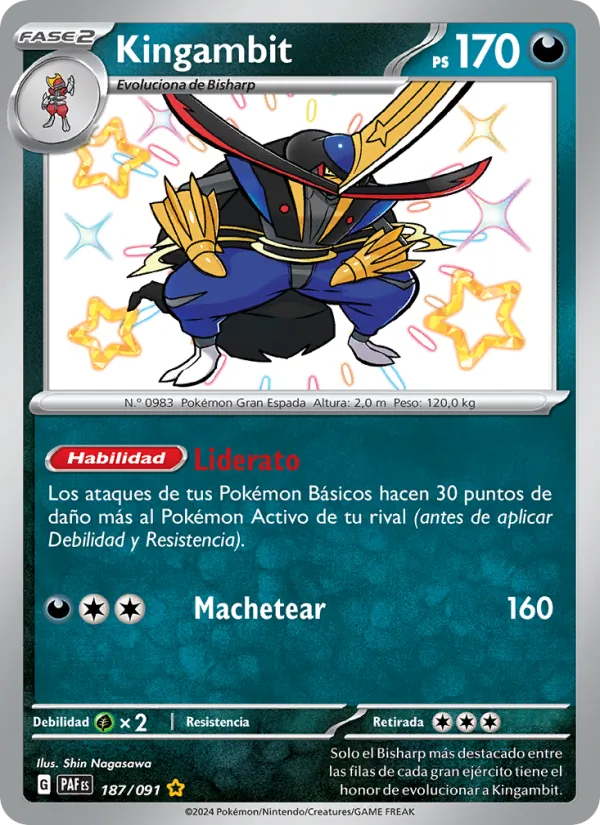Kingambit (Destinos de Paldea #187/91)