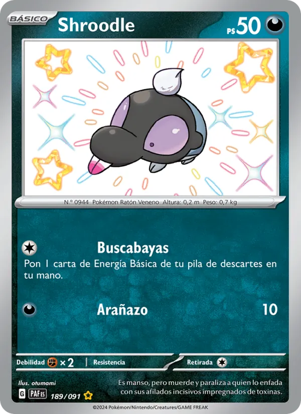 Shroodle (Destinos de Paldea #189/91)