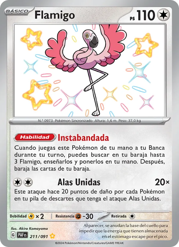 Flamigo (Destinos de Paldea #211/91)