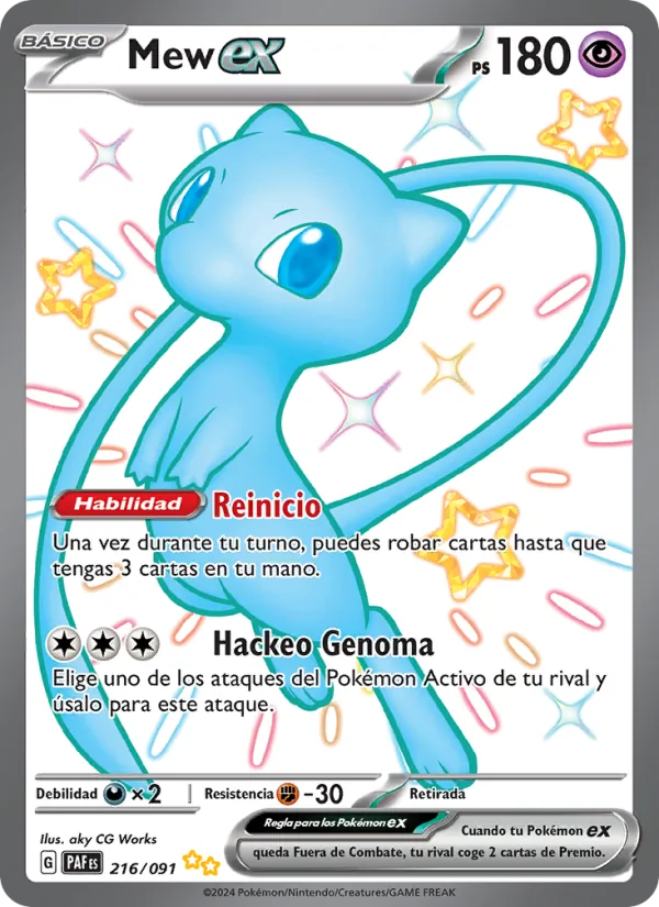 Mew ex (Paldean Fates #216/91)