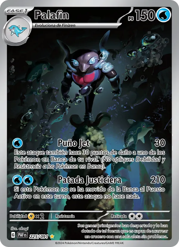 Palafin (Destinos de Paldea #225/91)