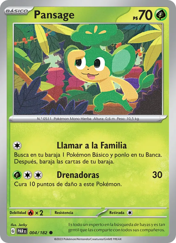 Pansage (Brecha Paradójica #004/182)