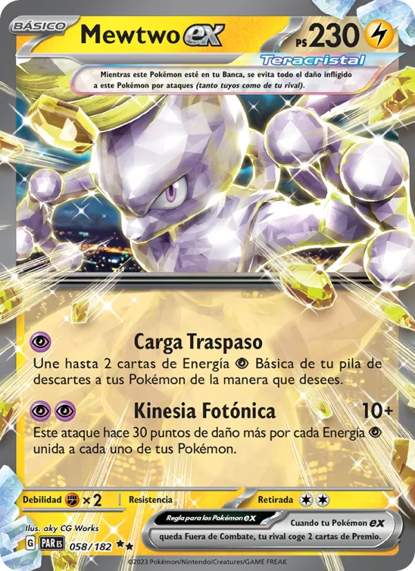 Mewtwo ex (Brecha Paradójica #058/182)
