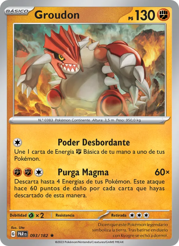 Groudon (Brecha Paradójica #093/182)