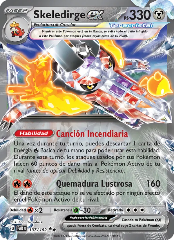 Skeledirge ex (Paradox Rift #137/182)