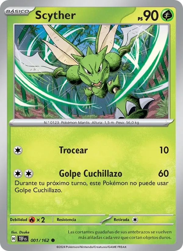 Scyther (Fuerzas Temporales #001/162)