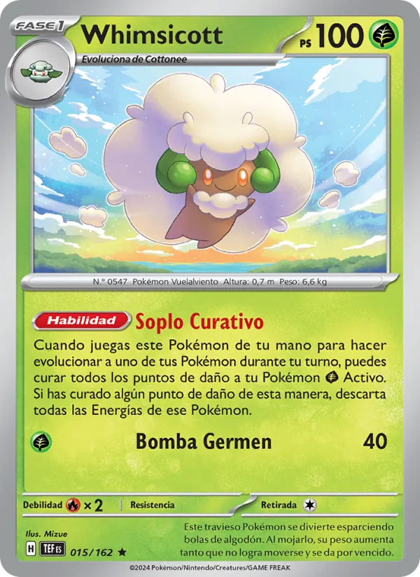 Whimsicott (Fuerzas Temporales #015/162)