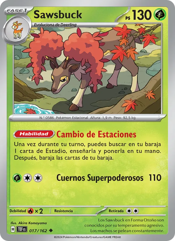 Sawsbuck (Fuerzas Temporales #017/162)