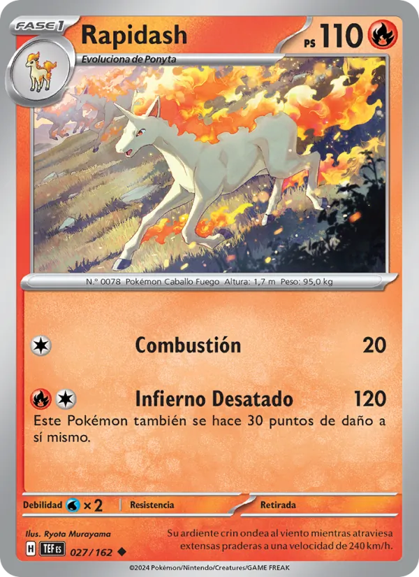 Rapidash (Fuerzas Temporales #027/162)