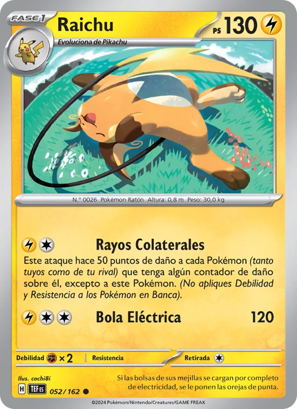 Raichu (Fuerzas Temporales #052/162)