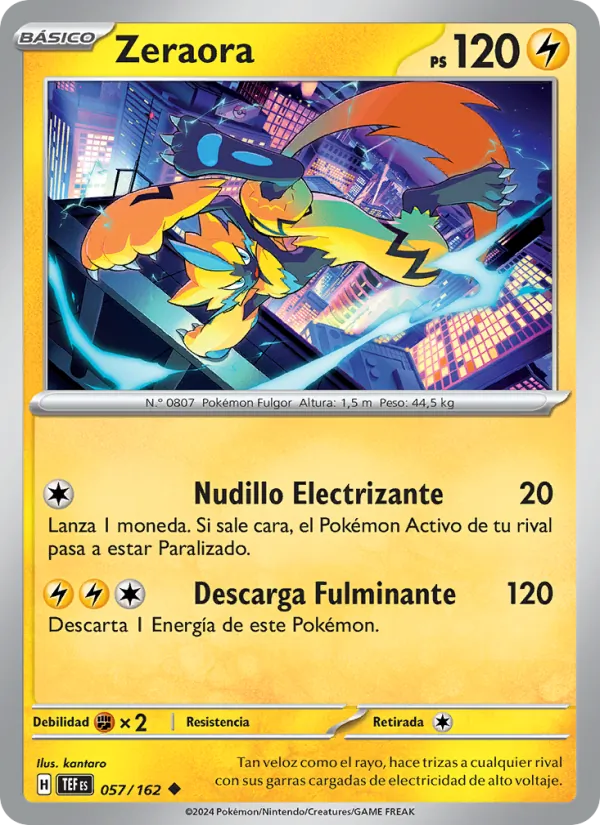 Zeraora (Fuerzas Temporales #057/162)