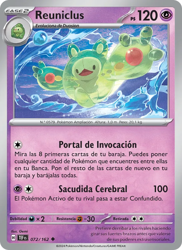 Reuniclus (Fuerzas Temporales #072/162)