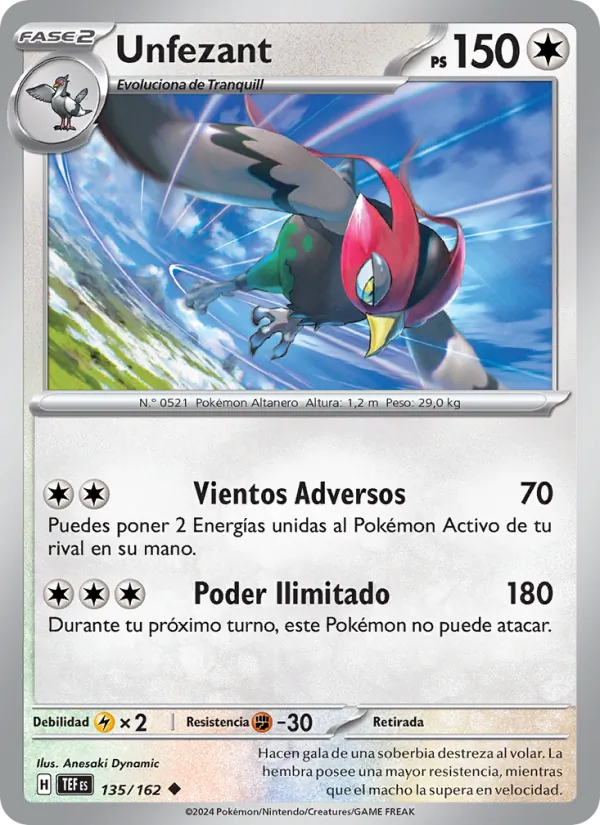 Unfezant (Fuerzas Temporales #135/162)