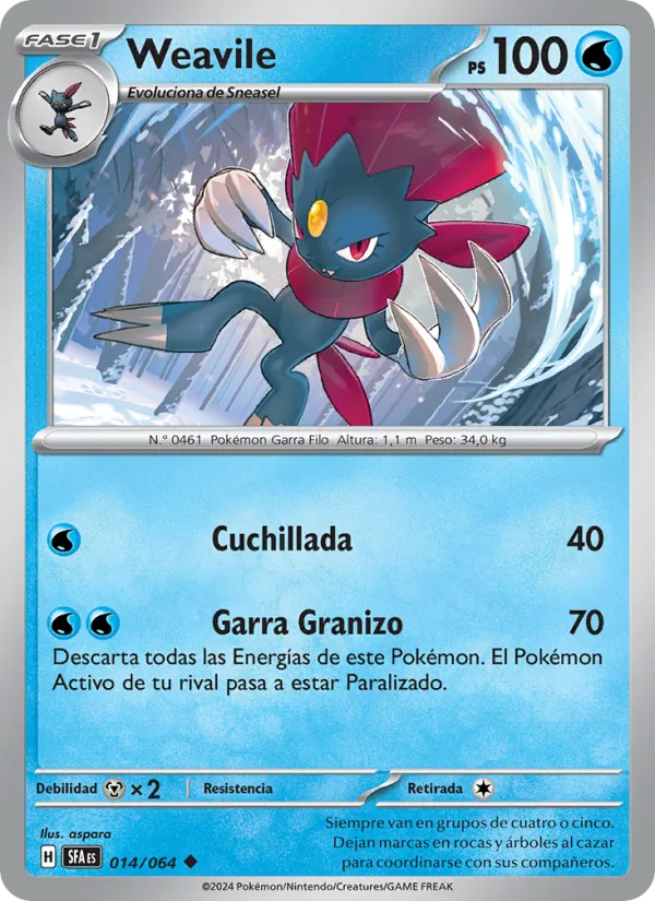 Weavile (Fabula Sombría #014/64)