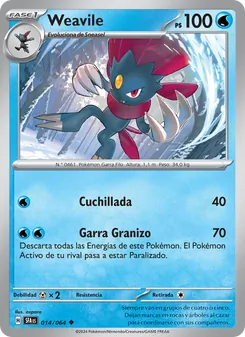 Weavile (Fabula Sombría #014/64)