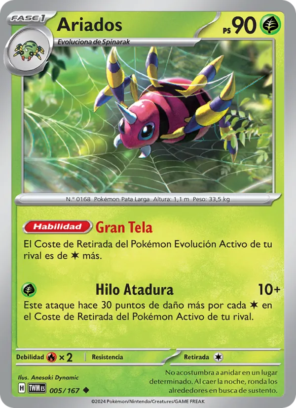 Ariados (Mascarada Crepuscular #005/167)