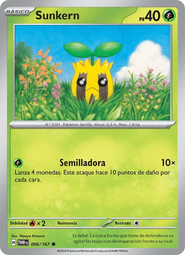 Sunkern (Mascarada Crepuscular #006/167)