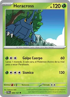 Heracross (Mascarada Crepuscular #008/167)