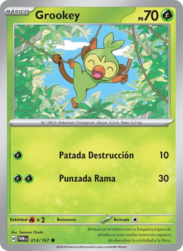Grookey (Mascarada Crepuscular #014/167)