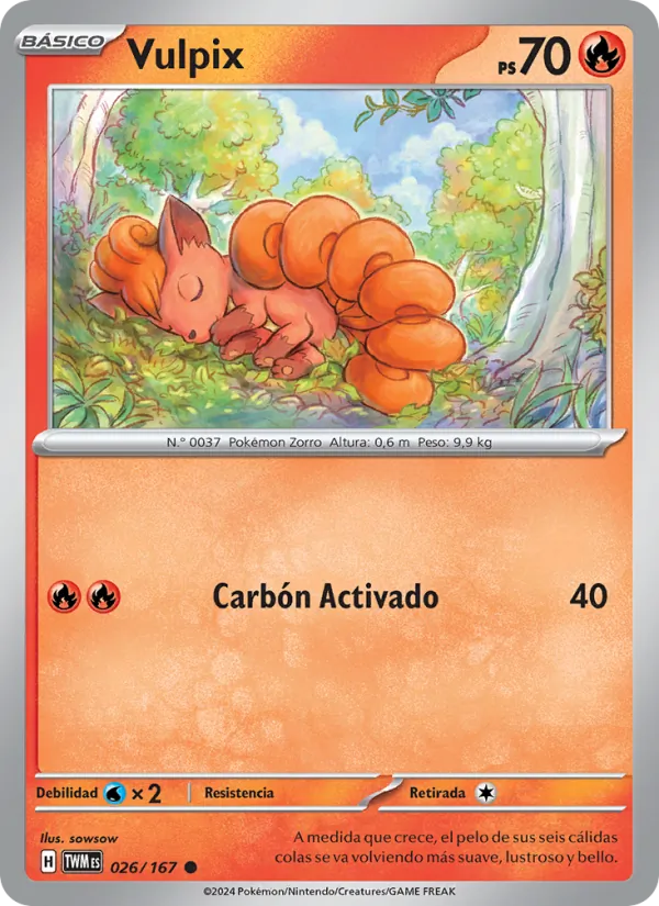 Vulpix (Mascarada Crepuscular #026/167)