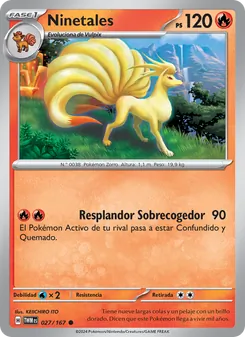 Ninetales (Mascarada Crepuscular #027/167)
