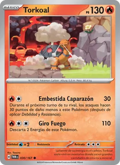 Torkoal (Mascarada Crepuscular #030/167)