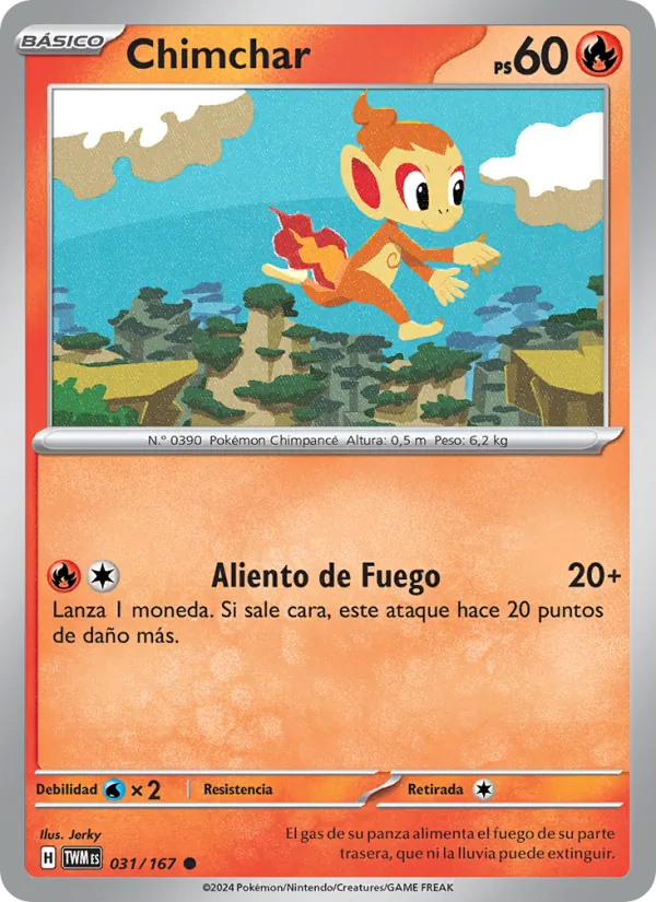 Chimchar (Mascarada Crepuscular #031/167)