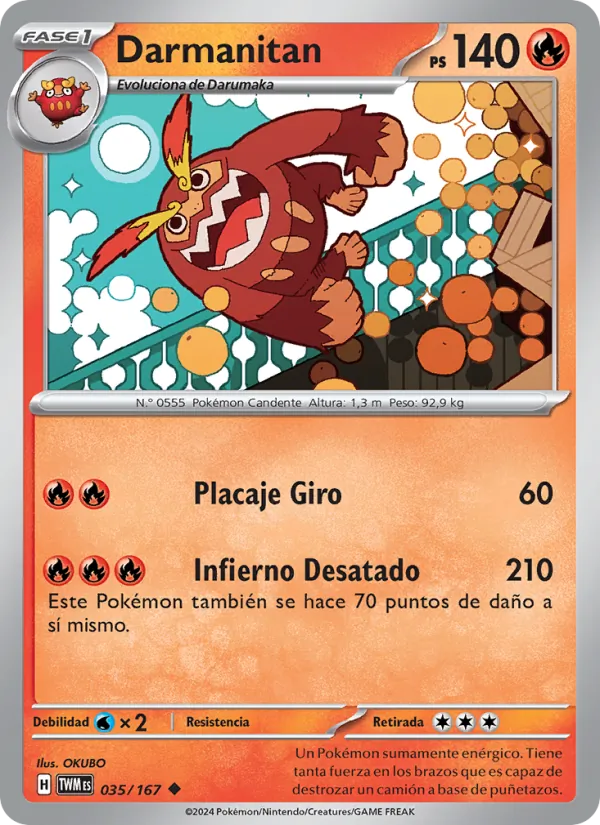 Darmanitan (Mascarada Crepuscular #035/167)